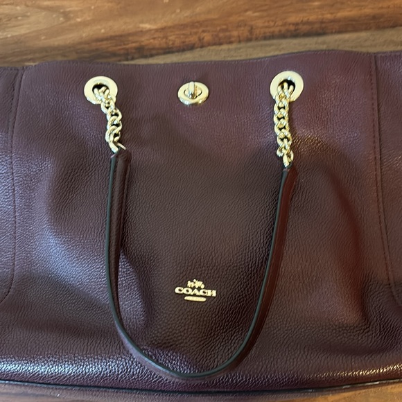 Coach Tote Oxblood Style Number 56830 - Picture 4 of 8